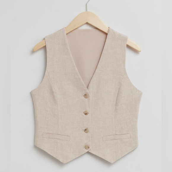 & Other Stories Tops - & Other Stories Linen Vest